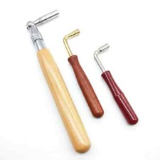 Tuning Wrench Tuning Tool Solid Wood Handle Triangle Vertical Universal