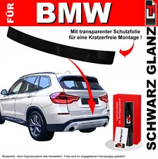Lackschutzfolie Ladekantenschutz für BMW X3 G01 2017-2024 Schwarz glanz