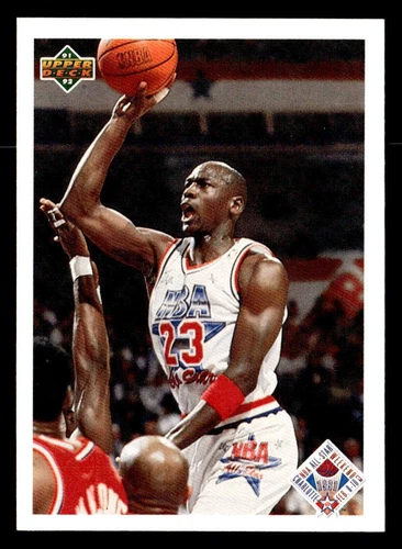 1991-92 Upper Deck #48b All-Star Checklist (Michael Jordan)