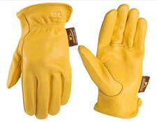 Deerskin Driving Gloves, Full Leather Work and Driving Gloves, Large (Wells...