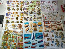 Sticker, 3 D Sticker, Diy Basteln, Scrapbooking, 12 Stickerbilder Karten, Schiff