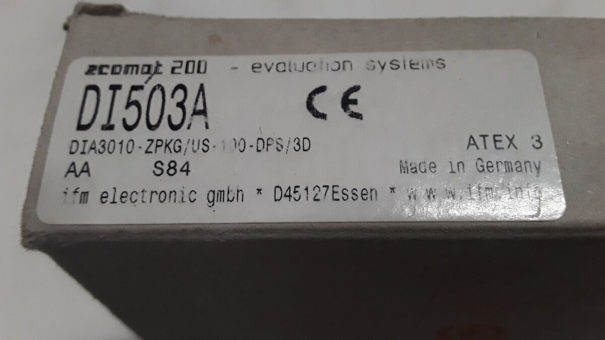 Efector DI503A DIA3010-ZPKG/US-100-DPS/3D/5S New NIB read Efector DI503A DIA3010-ZPKG/US-100-DPS/3D/5S New NIB read