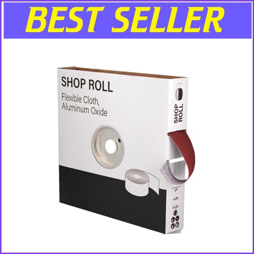 Customizable 320 Grit Sanding Roll - 50 Yards of Flexible Cloth Backed Sandpaper