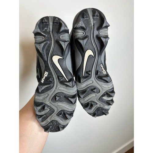 Nike Football Cleats Boys 4.5Y Black Fast Flex Alpha Menace 3 Shark Mid Youth - Picture 5 of 6
