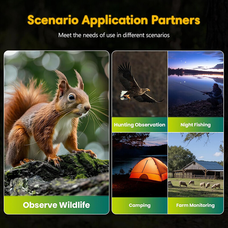 GTMEDIA N2 Night Vision Goggles Digital Infrared Binoculars 5x Zoom AA Batteries