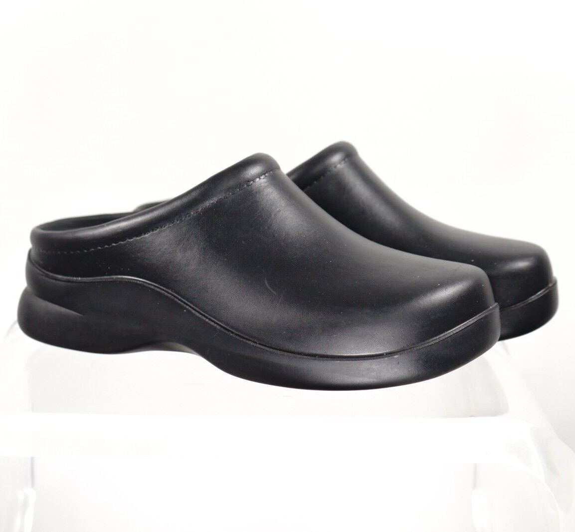 Dusty Klogs Slip Resistant Kitchen Chef Shoes Clogs Black Womens Size
