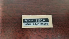 Agilent 1152A Probe Label NEW!
