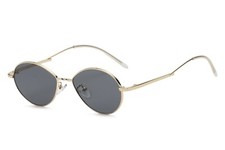 Small Retro Vintage Metal Round Sunglasses
