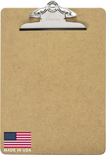 Officemate Recycled Wood Clipboard, 6 Inch Clip, 1 Pack, Letter Size 9 x 12.5 I