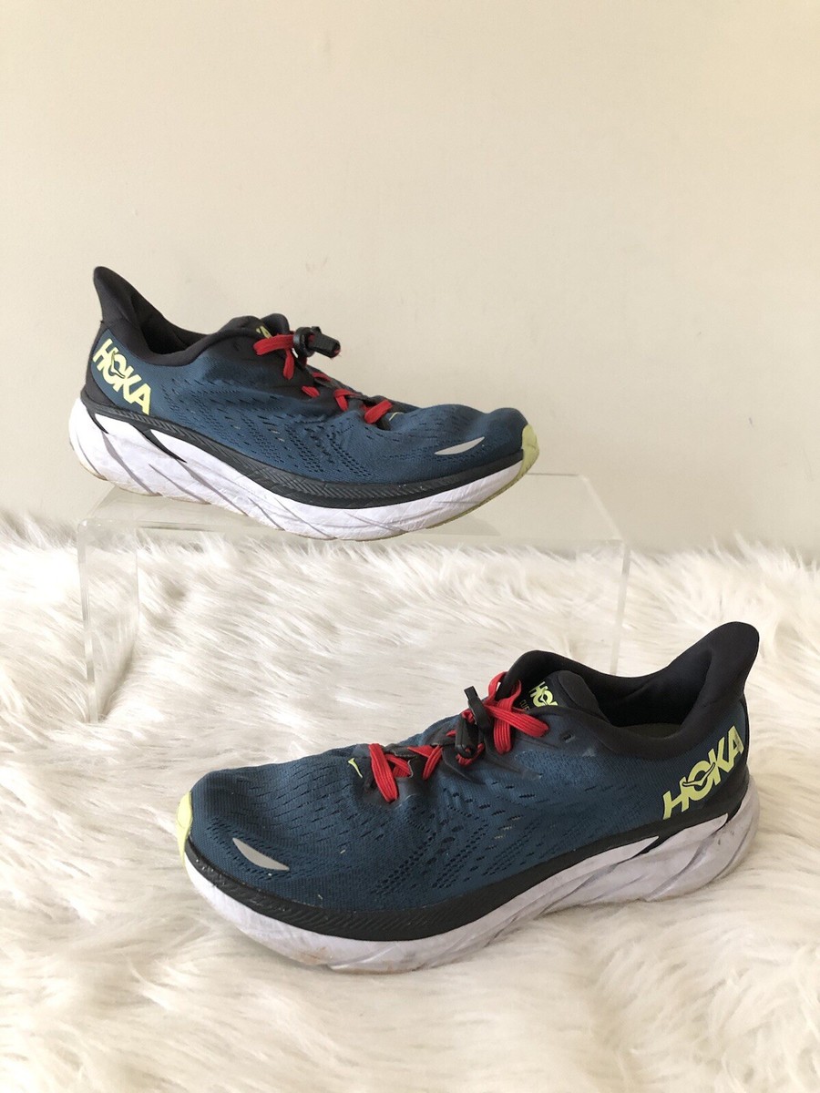PreOwned Hoka Clifton 8 Blue Coral/Butterfly Men display picture 1