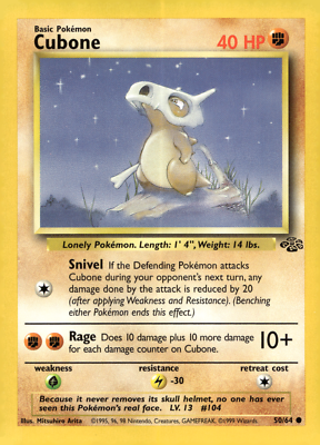 Pokemon TCG Cubone 50/64 | eBay