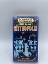 Metropolis - Fritz Lang  s VHS, 1990, 1927 Feature Sci-fi Drama B W Silent Film