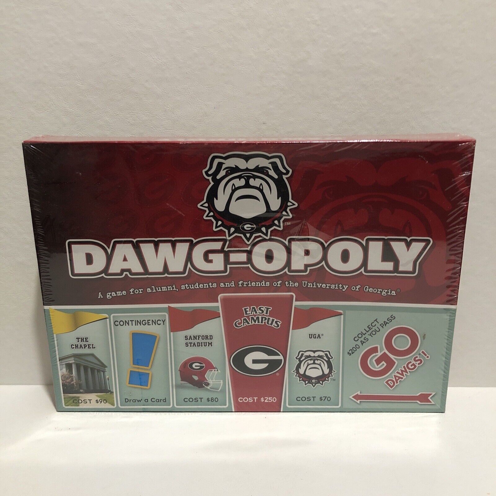 Dawgopoly University Of Georgia Bulldogs Board Game Complete