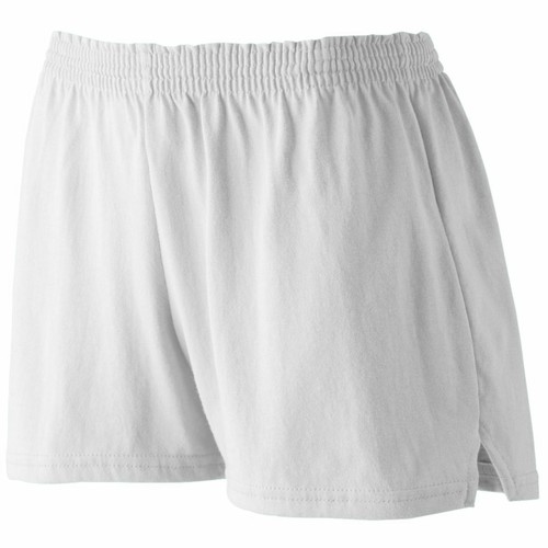 Augusta Sportswear Girls 50% Polyester 50% Cotton Jersey Shorts 988 XS-L - Picture 9 of 9