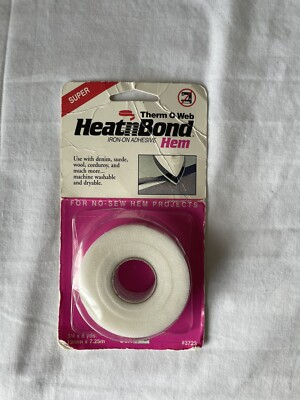 Therm O Web Heat And Bond Super Weight Iron-On Adhesive No Sew Hem Projects-e855