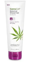 Andalou Naturals CannaCell Shower Gel, Ritual, 8 Ounces 3 Pack