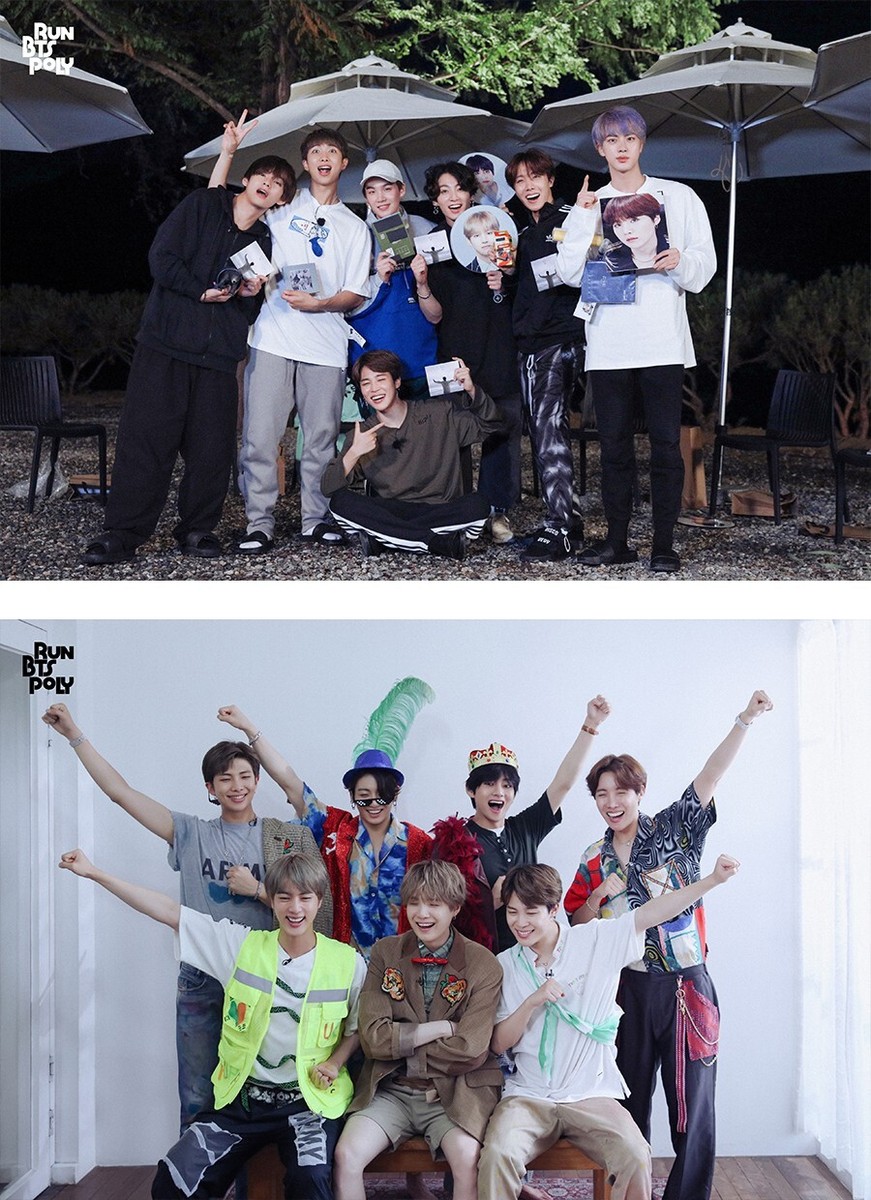 BTS RUN POLY HIGHLIGHT PACKAGE/Photo Book+Board+4Token+128