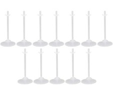 24pcs Transparent Doll Stand Support Rack Action Figure Display Rack