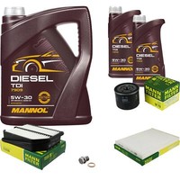 Mann Inspektionspaket 7L Mannol Diesel TDI 5W-30 FüR Suzuki Grand Vitara II 1.9