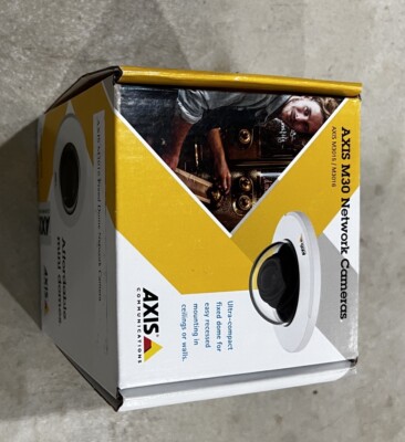 Axis M3016 Indoor/Outdoor Netowork Security Camera System - White,