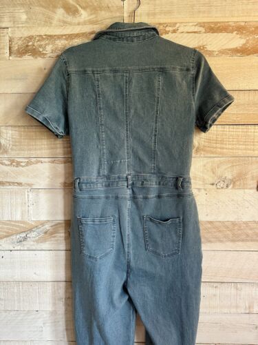 Neu Fitted Light Blue Wash Denim Allzweck-Overall (Gr. M) - Bild 4 von 6