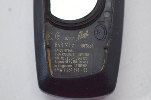 BMW 3 Serie F31 320D Telecomando Chiave Accensione Chiave Auto 9254989 - Picture 3 of 3