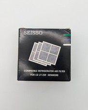 3 Pack Seisso Refrigerator Air Filter Replacement for LG LT120F Kenmore