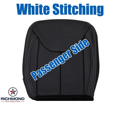 2013-2017 Jeep Wrangler Unlimited-Passenger Side Bottom Leather Seat Cover Black