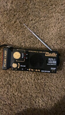 Best Rechargeable Dynamo & Solar Emergency Radio: Flashlight AM/FM 3-Power Modes