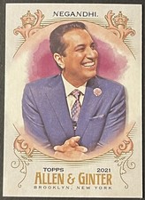 2021 Topps Allen & Ginter Baseball Kevin Negandhi #219