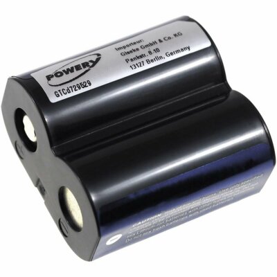 Powery Akku für Typ CR-P2 6V 500mAh/3Wh Li-Fe Schwarz