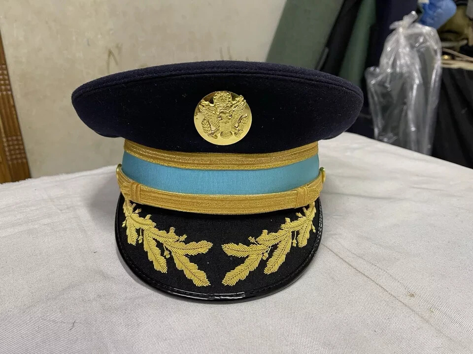 U.S. Army General Officer Fur Felt Enlisted Dress Blue Service Cap U.S. Army General Officer Fur Felt Enlisted Dress Blue Service Cap