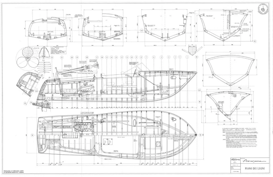 RIVA AQUARAMA, Motorjacht. Bauplan RC - Bild 2 von 4