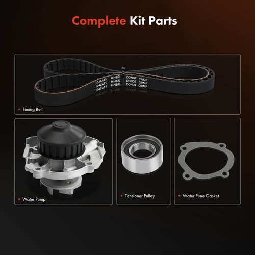 Timing Belt Kit + Water Pump for Fiat Panda Punto Uno Autobianchi Lancia Y10 New - Picture 3 of 11