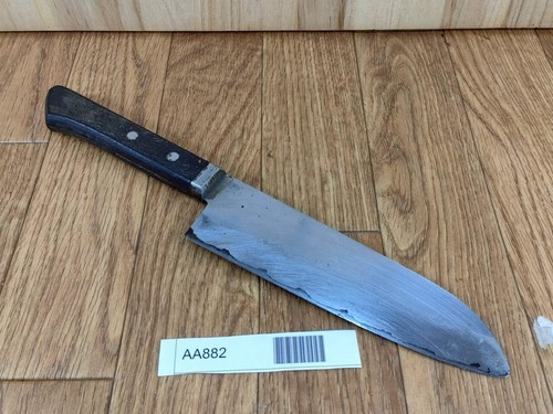 Japanese Chef's Kitchen Knife SANTOKU Vintage from Japan for All 158/285mm AA882
