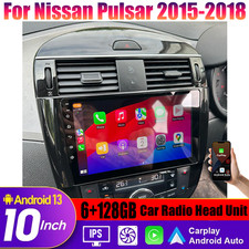 10" Wireless Carplay&AndroidAuto Car Radio Head Unit For Nissan Pulsar 2015-2018