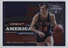 2014-15 Panini Totally Certified Great American Heroes /299 Bill Bradley HOF w5c