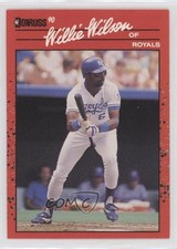 1990 Donruss Willie Wilson #440 0w8