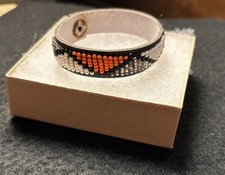 Faux Leather Beaded Wrap Bracelet 7