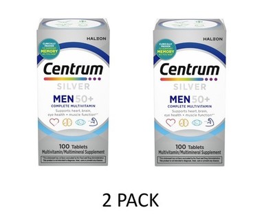 Centrum Silver Multivitamins for Men over 50, Multimineral Supplement with Vitam