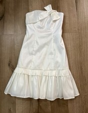 Women’s Alfred Angelo Little White Strapless Dress - Size 0-2