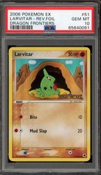 Larvitar 51/101 Dragon Frontiers Reverse Holo