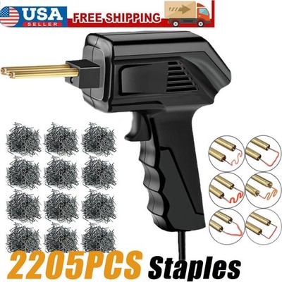 225W Plastic Welder Kit, 2205PCS Hot Staples Plastic Repair Kit, Professional Pl