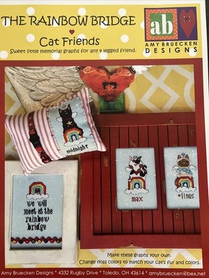 Amy Bruecken Designs CAT FRIENDS Counted Cross Stitch Pattern CHART