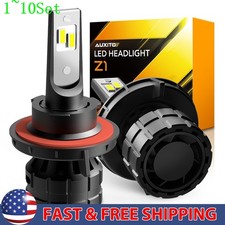 AUXITO LED H13 9008 Headlight Hi Low Beam Super White Replace Halogen Bulbs 2/4X