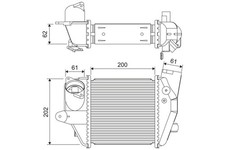 VALEO Ladeluftkühler 822906 Aluminium für MAZDA CR CREW CR19