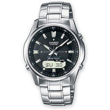 Casio Wave Ceptor LCW-M100DSE-1AER Funk Silber Schwarz Herrenuhr