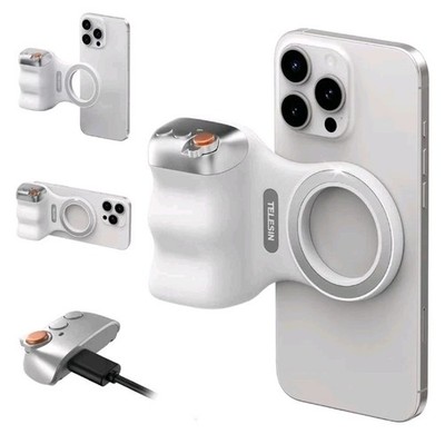 Fun Shot Magnetic Phone Camera DSLR Style Shutter Grip for Iphone & Android
