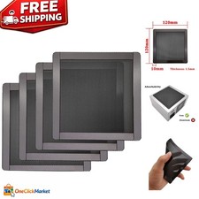 Dustproof 120mm Magnetic PC Fan Filter Set - 4 Ultra-Fine PVC Mesh Screens