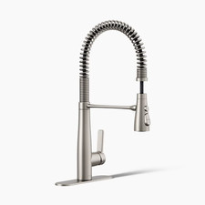 KOHLER Vind Semi-Professional Pull-Down Kitchen Faucet - Stainless Steel